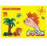 Пластилин Каляка-Маляка, 16 цветов, 240 г, арт. ПКМ16