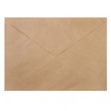 Пакет-крафт (конверт) Курт и К, 229 х 324 мм, чистый, треугольный клапан, декстрин, арт. 118.1/тр.кл.