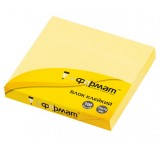 Блок бумаги для заметок inФОРМАТ, 75 х 75 мм, 100 листов, желтый, арт. SN7575-Ye
