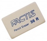 Ластик Factis, белый, прямоугольный, арт. Е36R