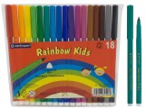 Фломастеры Centropen RAINBOW KIDS, 18 цветов, арт. 7550/18ЕТ