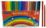 Фломастеры Centropen RAINBOW KIDS, 24 цвета, 1.5 мм, арт. 7550/24ЕТ