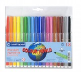 Фломастеры Centropen COLOR WORLD, 18 цветов, арт. 7550/18ТР