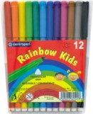 Фломастеры Centropen RAINBOW KIDS, 12 цветов, арт. 7550/12ET