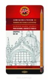 Набор карандашей Koh-i-Noor, 12 шт., 5В-5H, арт. 1502/III