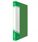 Папка inФОРМАТ с 4-мя кольцами, 25 мм, А4, зеленая, арт. NP5575G