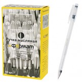 Ручка шариковая inФОРМАТ, черная, арт. OPR04-01-K