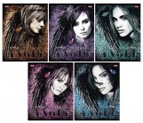 Тетрадь Хатбер ТЕМНЫЙ АНГЕЛ, 48 листов, клетка, А5, арт. 48Т5В(С)1