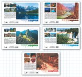 Тетрадь Архангельский ЦБК ПЕЙЗАЖИ, 48 листов, клетка, А5, арт. C15/5 (DK42)