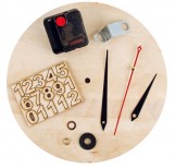 Изделие для декорирования АртФормат Заготовка под часы с механизмом и цифрами, арт. AF05-061-09